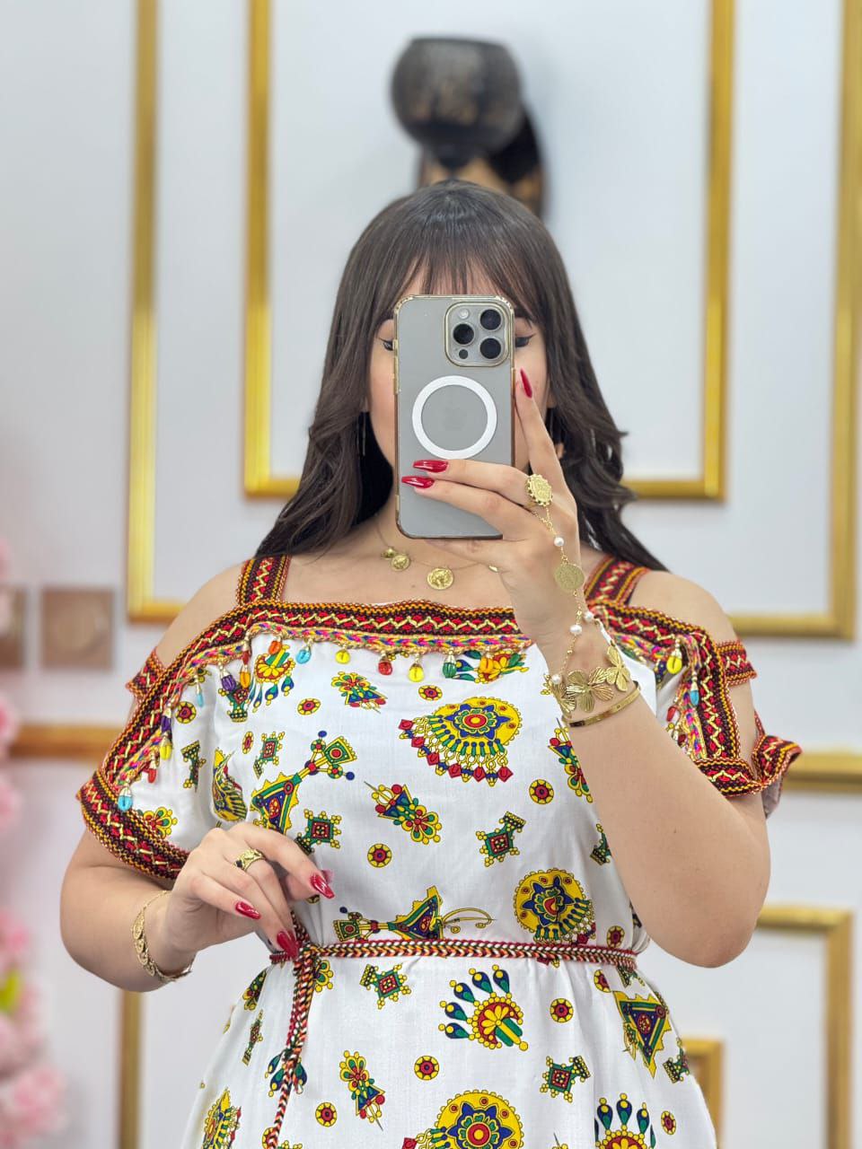 🌿 Kabyle Summer Dress – Freshness and tradition revisited