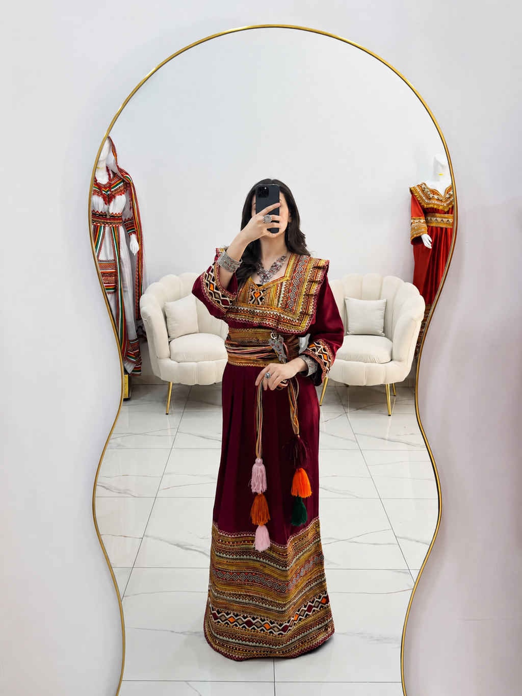 ✨ Traditional Kabyle Dress – Authentic Berber Elegance ✨