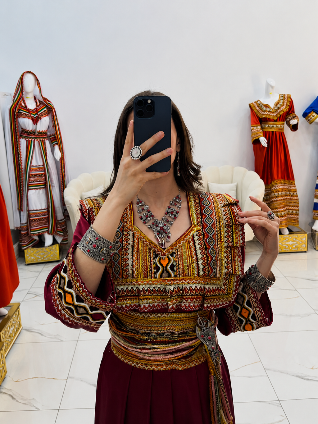 ✨ Traditional Kabyle Dress – Authentic Berber Elegance ✨