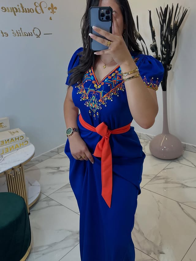 Modern Kabyle Dress – Fusion of Tradition & Elegance