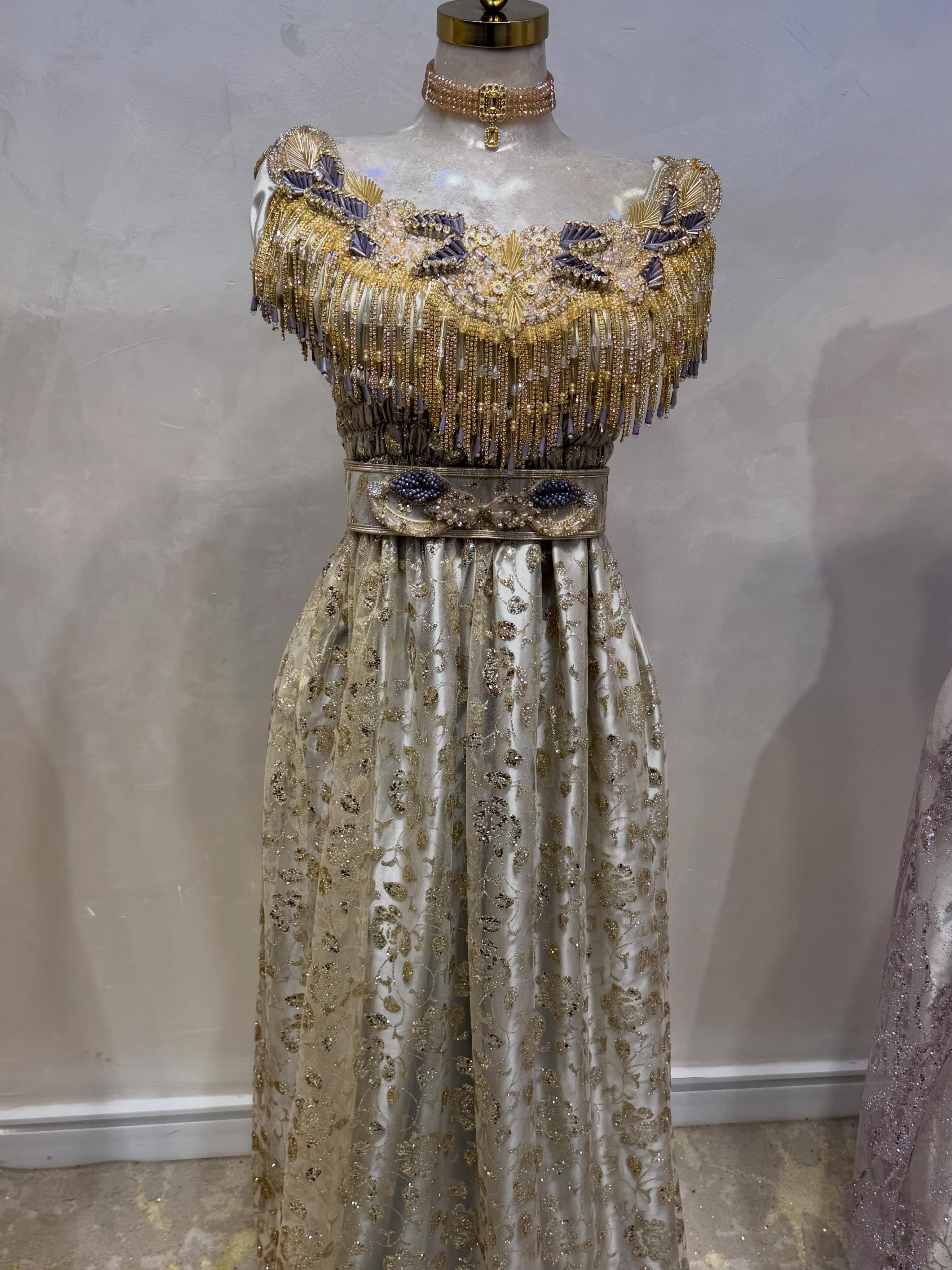 Haute Couture Oran Blouse – Royal Elegance & Oriental Refinement