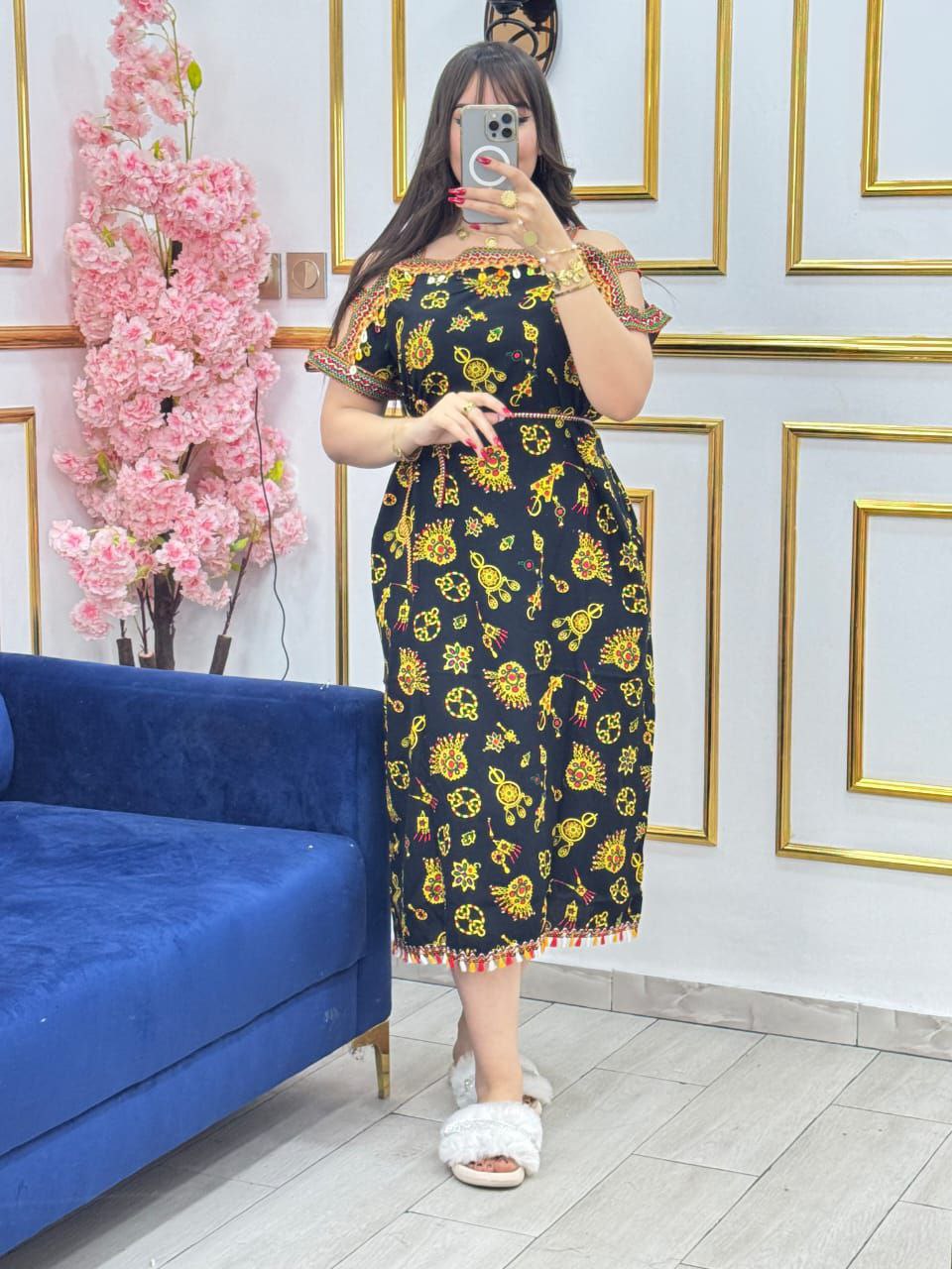 🌿 Kabyle Summer Dress – Freshness and tradition revisited