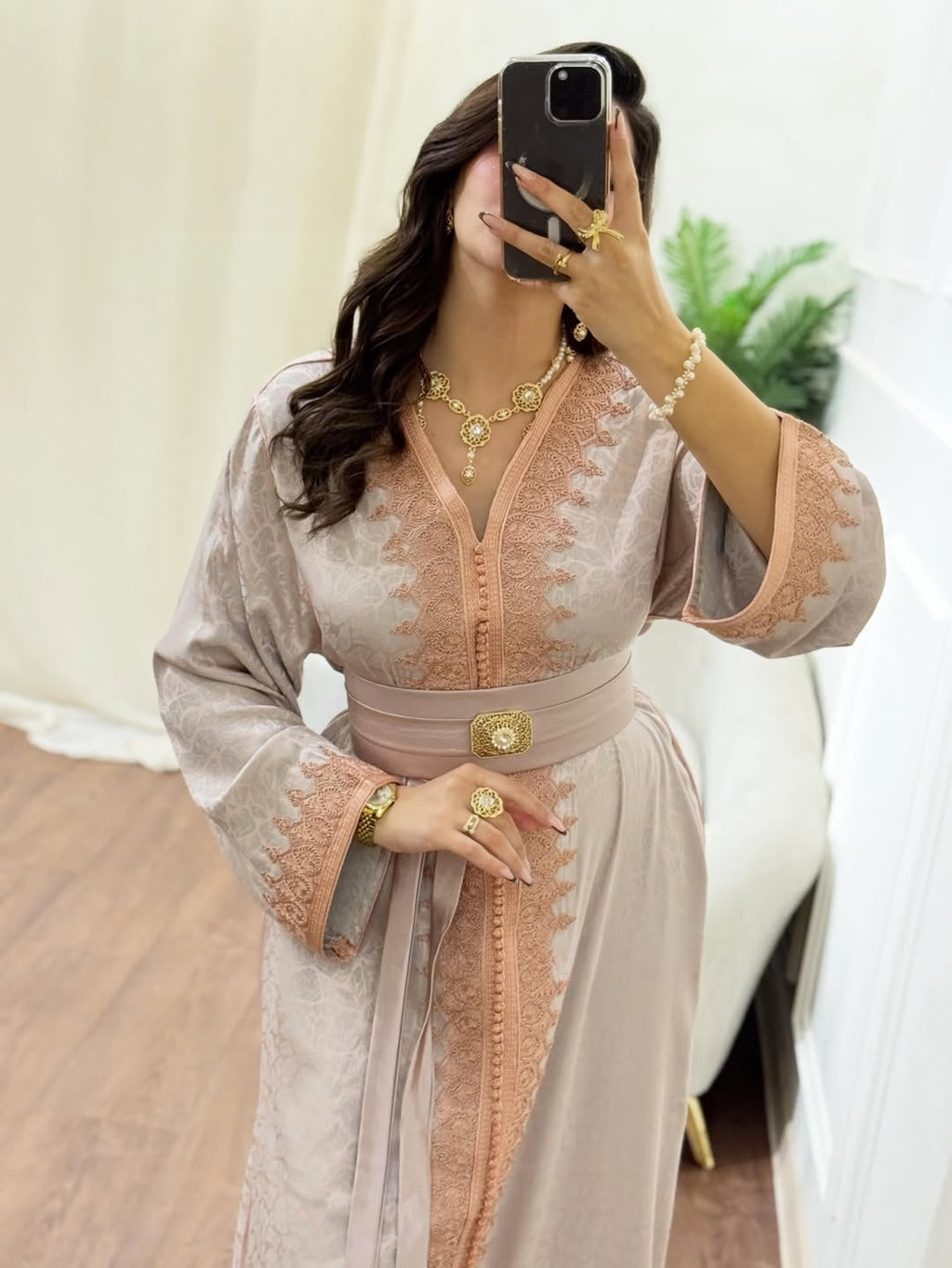 ✨ Kamkha Elegant Caftan – Oriental Sophistication & Feminine Allure