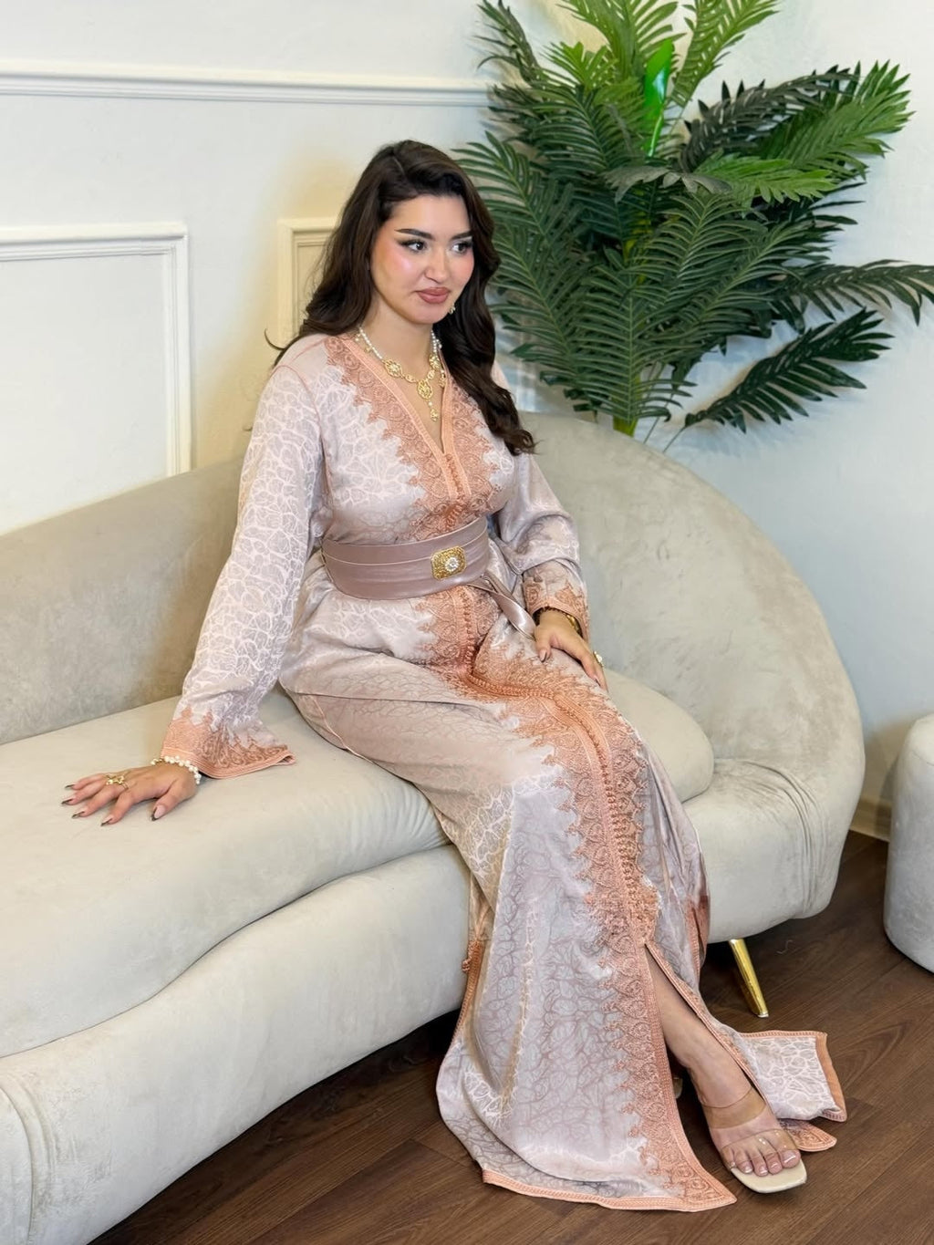 ✨ Kamkha Elegant Caftan – Oriental Sophistication & Feminine Allure