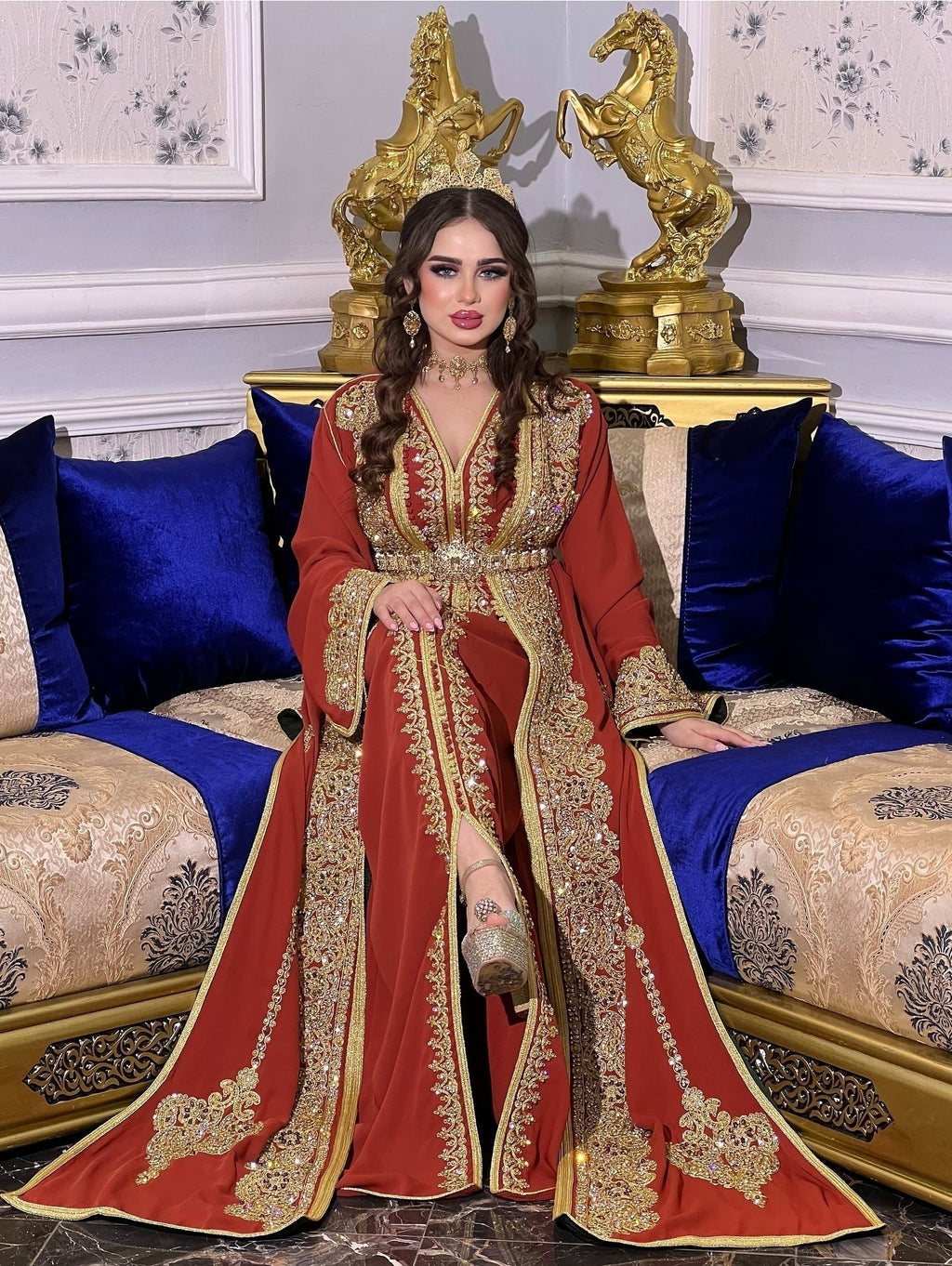 👑 Prestige Caftan Takchita – The Art of Shining on Grand Occasions