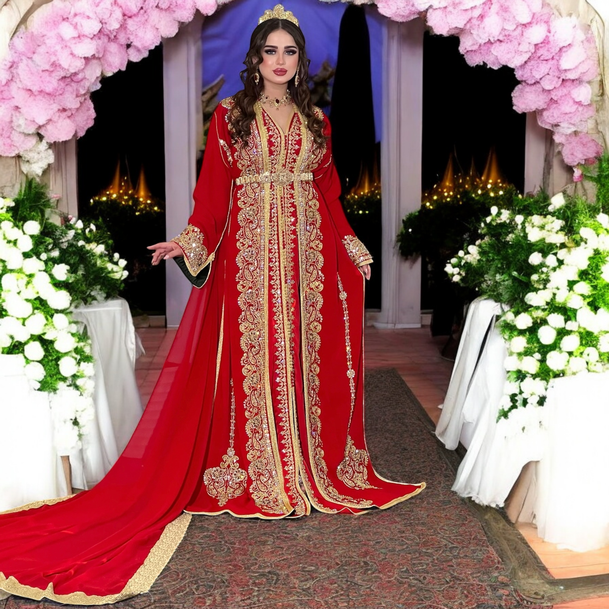 👑 Prestige Caftan Takchita – The Art of Shining on Grand Occasions