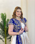Gallila Modern Royal Blue & Ivory – Algerian Elegance Reimagined ✨